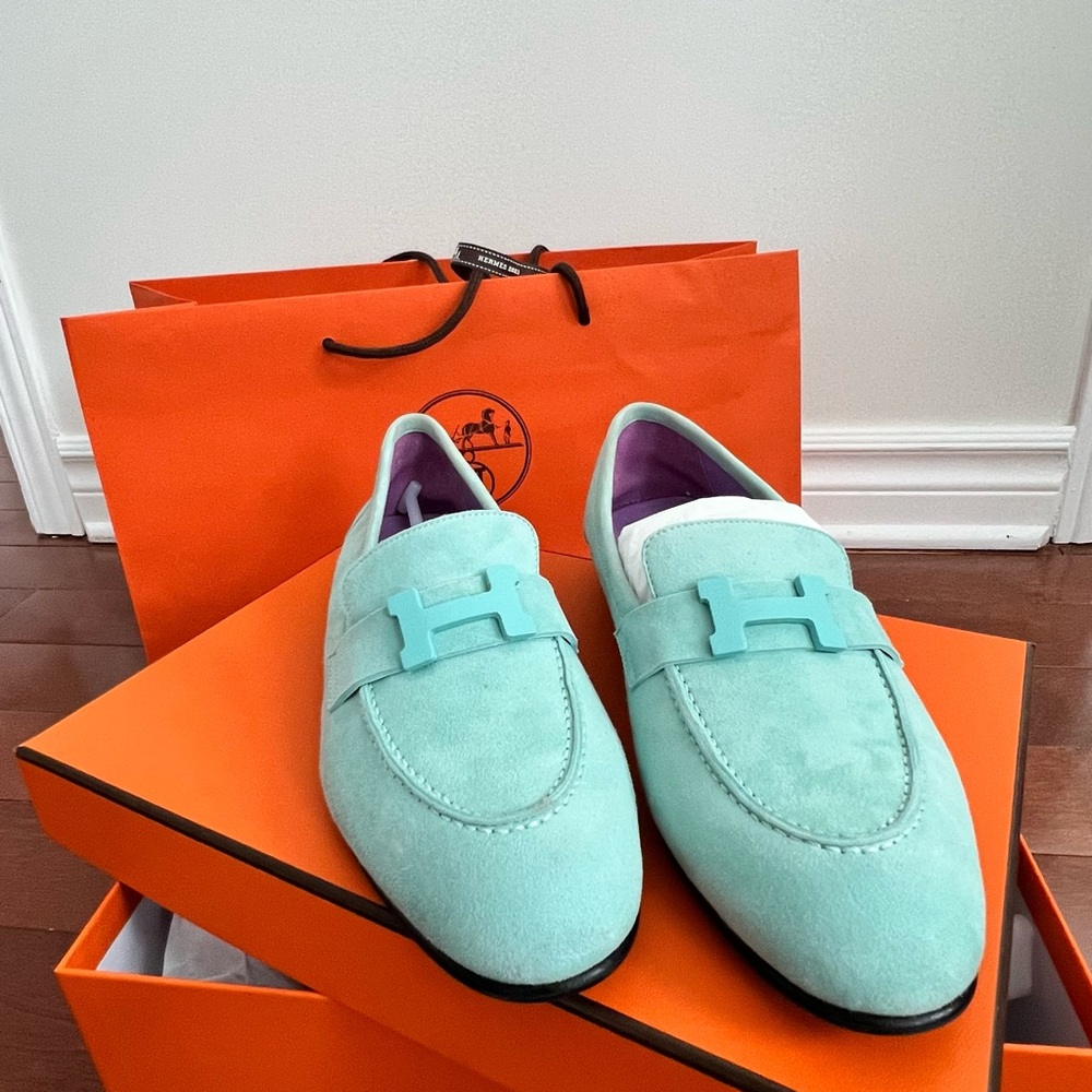 Hermes Paris Velvet Goatskin